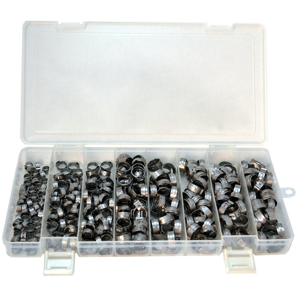 Ear Clamps Pack of 50 Single Ear Hose Clamps without Pincers Oetiker