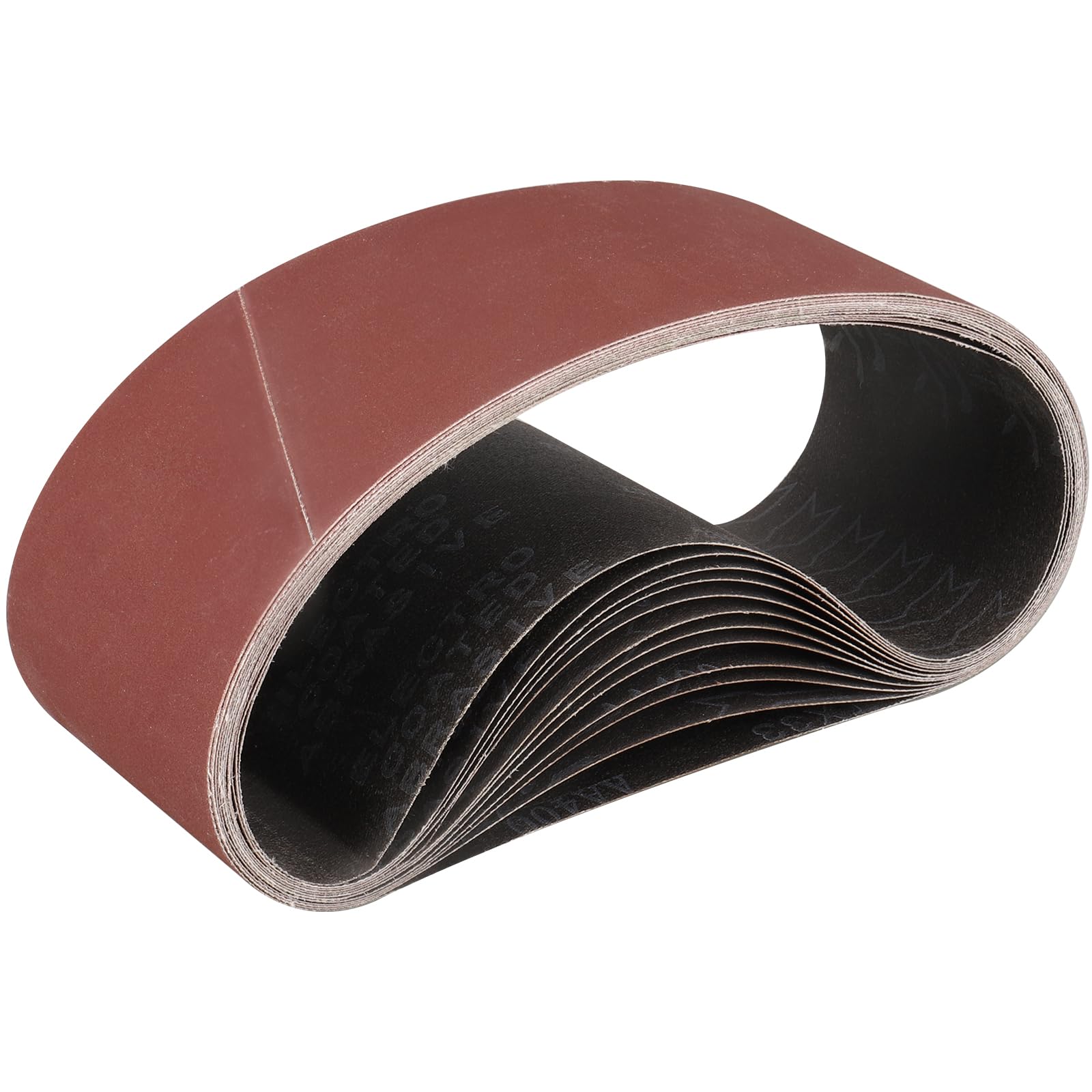 STEBRUAM Sanding Belt 100 x 610 mm,12PCS 400 Grit