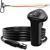 TuoLauthon Winch Hand Wired Remote Controller Switch Kit 12000Lb 12V 500A | 3 Pin ATV UTV Universal Traveller Remote, Socket Assembly Towing Winch Replacement Parts System Assortment, 12V Control Plug
