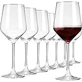 CYUFU Red Wine Glasses Set of 8 - 17 oz Bordeaux Glasses for Wedding, Housewarming Gift