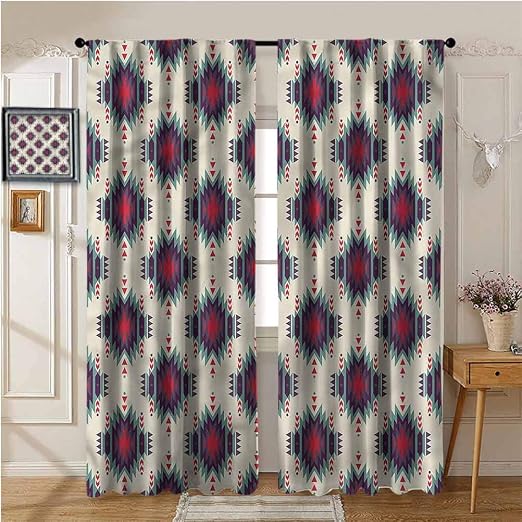 Amazon.com: YUAZHOQI Blackout Curtains, Native American, Folk Mystic