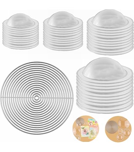 thumbnail image 2 of 20PCS 3D Dimensional Shaker Domes For Adding Dimensions To Shaker 2 of 9