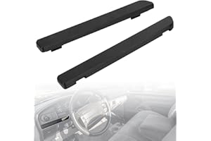 JERBOR 2Pcs Dash Panel Trim Bezel Inserts Fit For Ford F150 F250 F350 1992-1997 for Bronco, Left Right