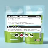 MOBU Psyllium Husk 750mg 120 Capsules Fibre Supplement Vegan UK Made view 4