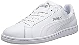 PUMA Men's Smash Leather-M Sneaker, White, 10.5 M US