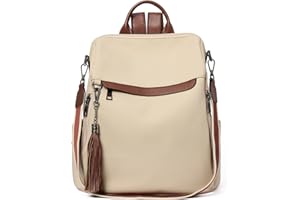 Telena Travel Backpack Purse for Women PU Leather Large Ladies Shoulder Fashion Bags