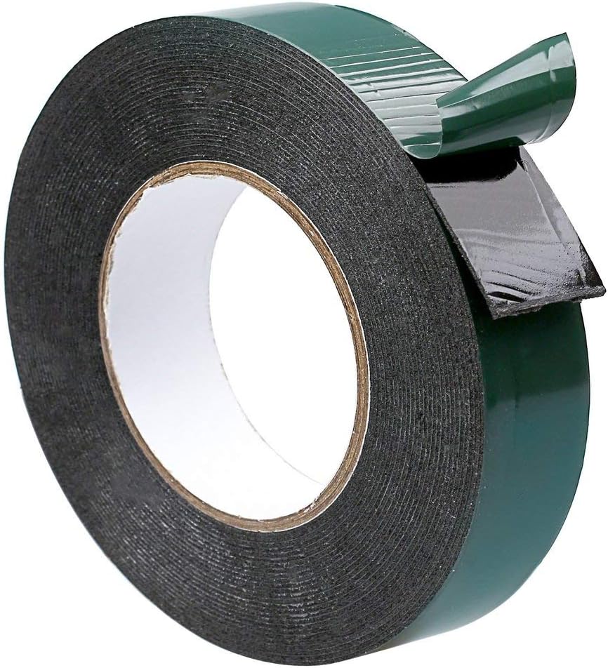 GETAJGHSD 2er Pack Schaumstoffklebeband - Doppelseitig Für Basteln, Fotos & Montage | Weiß & Selbstklebend