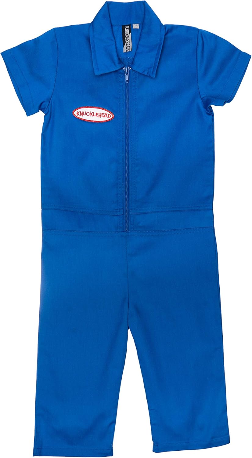 Born to Love Knuckleheads Kids Coverall for Boys, Mechanic Halloween Jumpsuit Costume Baby Outfit
