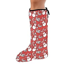 LedBack Christmas Cast Sock Cover for Foot Kids Leg