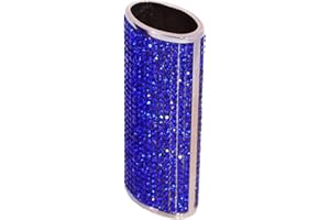 DESIGNS ABLAZE Bling Bedazzled Crystal Rhinestone Lighter Case Cover Sleeve (Sapphire)