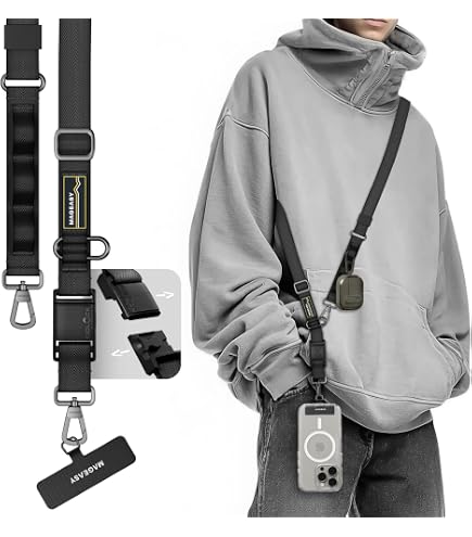 Amazon.com: CASETiFY 2-in-1 Utility Lanyard - Silver : Cell Phones