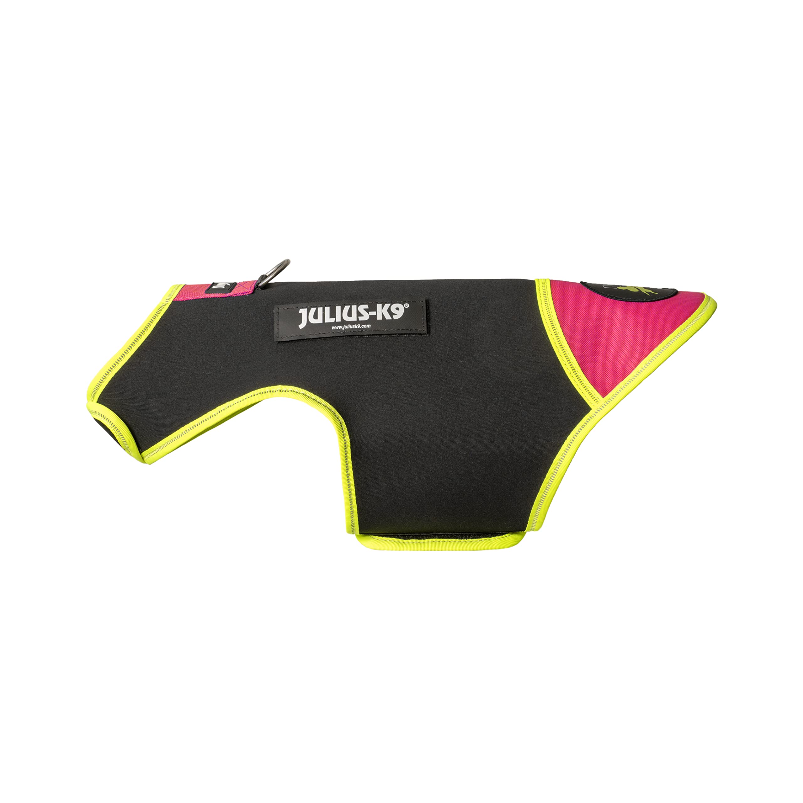 IDC Neoprene Dog Jacket, Size: S, Black and Pink