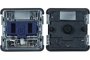 COISUIM Kailh PG1350 Choc V1 Mechanical Keyboard Switch kailh Low Profile switches for Mechanical Gaming Keyboard, 5-Pin Switches (Navy Blue-35PCS)