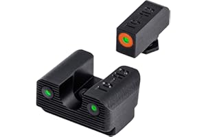 TRUGLO Tritium Pro Glow-in-The-Dark Handgun Night Sights for Glock Pistols