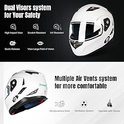 FreedConn Motorcycle Bluetooth Helmet,Bluetooth