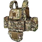 YAKEDA Outdoor Removable CS Training Vest, Molle Breathable Training Quick Adjustable Game Vest