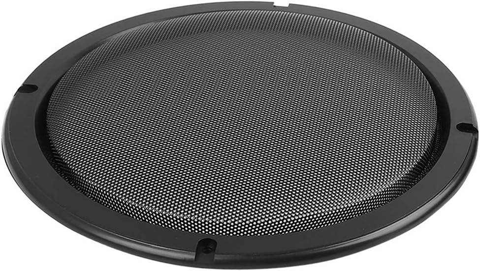 X AUTOHAUX Black Plastic 8" Mesh Grill Cover Car Speaker Subwoofer Protector, 8'' - Image 3