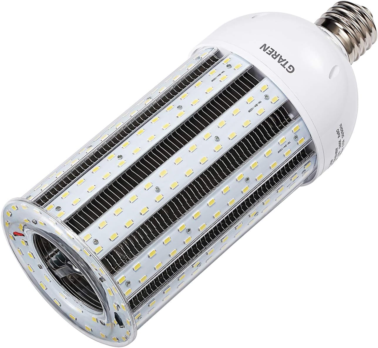 100W LED Corn Light Bulb E39 Large Mogul Screw Base UL Listed 12000Lm 5000K Daylight Replacement 400w Metal Halide HID CFL HPS,for High Bay Low Bay Warehouse Garage Parking Lot Street Lamp Lighting.