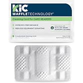 Waffletechnology KICTeam Cleaning Cards for Card Readers (40 Pack) | Quick Drying Solution, For POS Terminals, Swipe &amp; Chip Readers &amp; Vending Machines - KW3-HSCB40