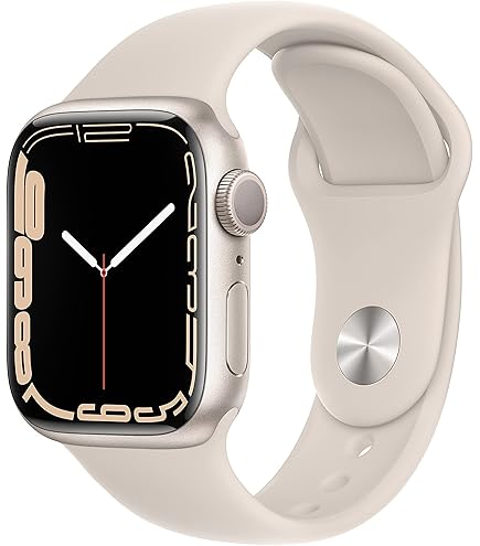Amazon.com: Apple Watch Series 8 [GPS, 41mm] - Starlight Aluminum 