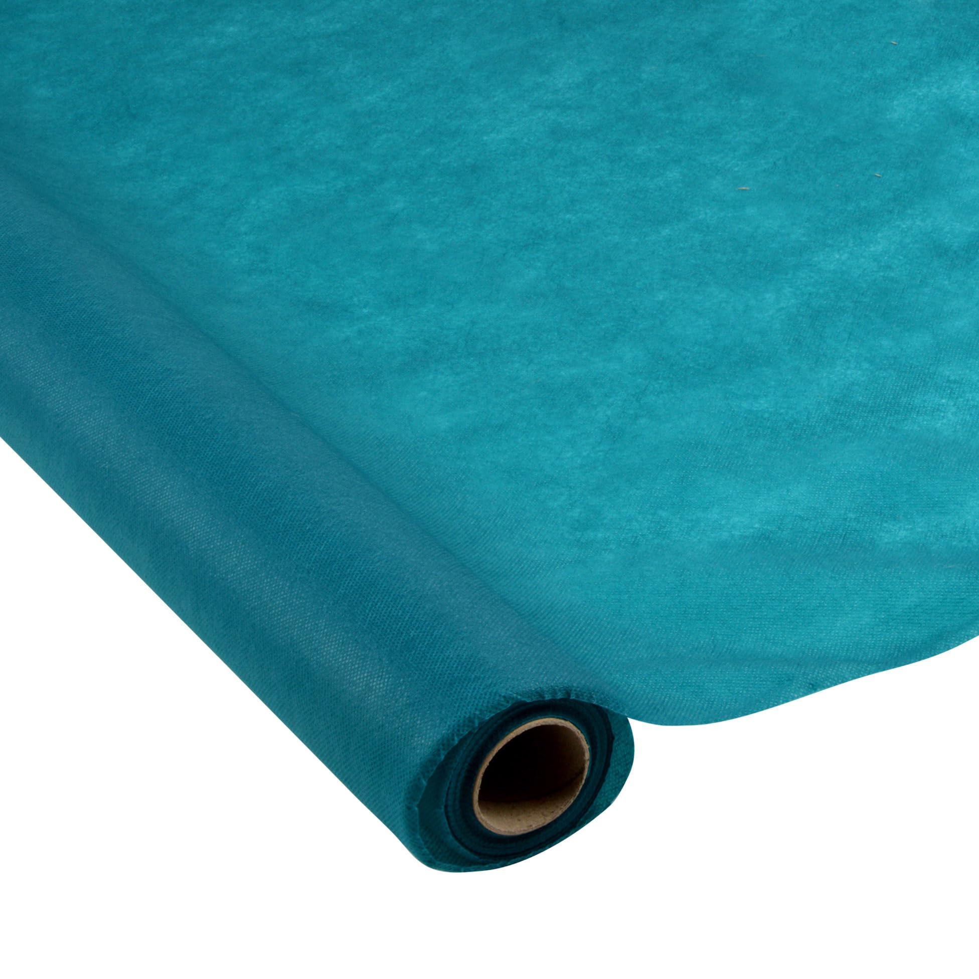 Homéa, Vitamin Intisse Tablecloth 1.20 x 10 m Emerald