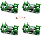 JZK 4Pcs F5305S Electronic Switch Control Board 3V-24V In 5V-36V Out MOSFET view 3