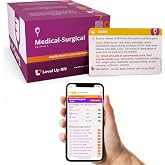 Med-Surg Flash Cards &ndash; No Fluff &ndash; Only Essential Info for Nursing School &ndash; 2026-2027 NCLEX ATI HESI Review LPN RN Flash Cards (409 Cards)