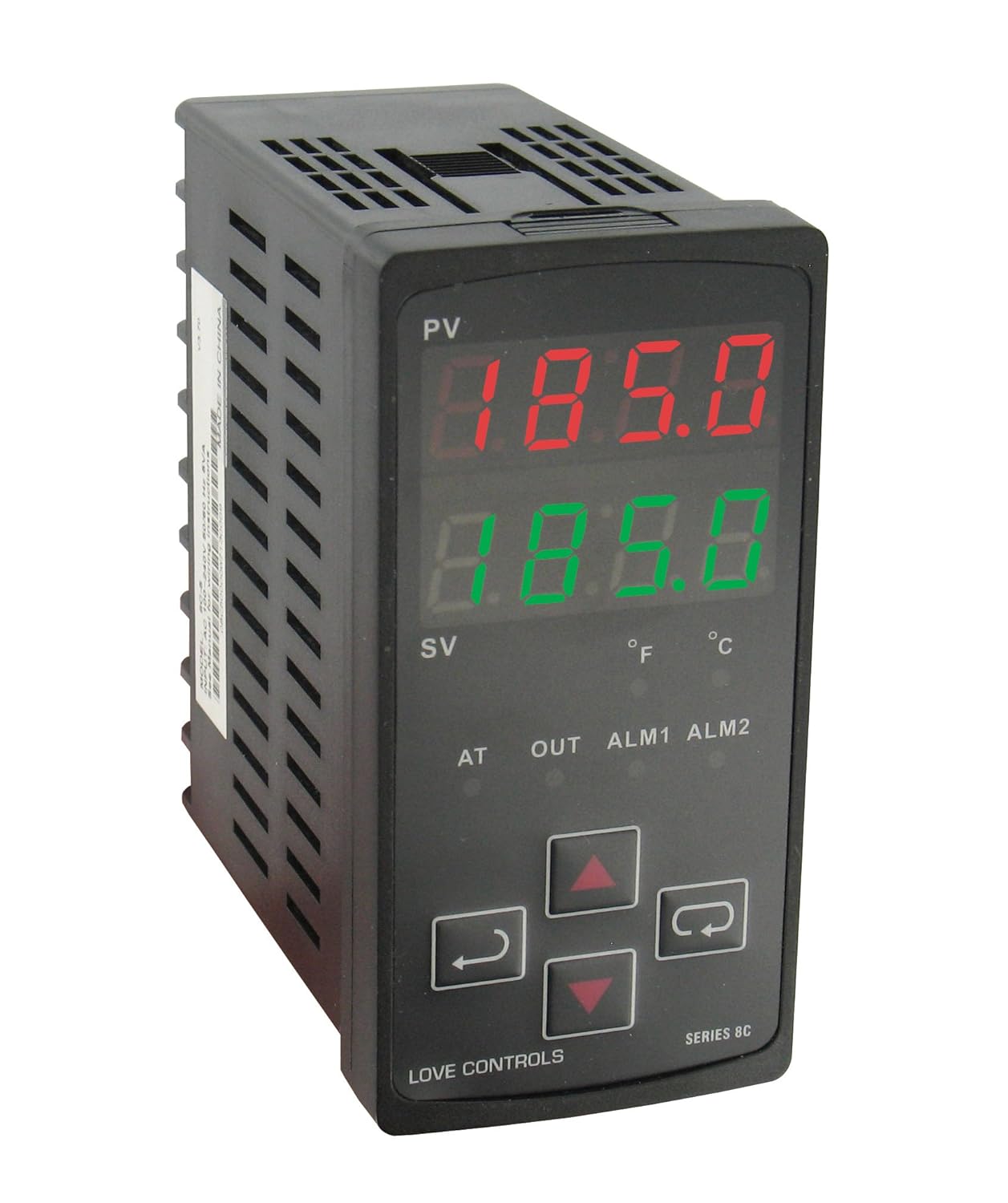 Love 1/8 DIN Temperature Controller, 8C5, Current Output Industrial