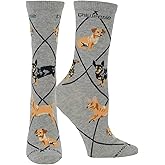 WHD Chiweenie Crew Socks for Women & Men | Gift for Dog Lovers, Cute Pet Socks