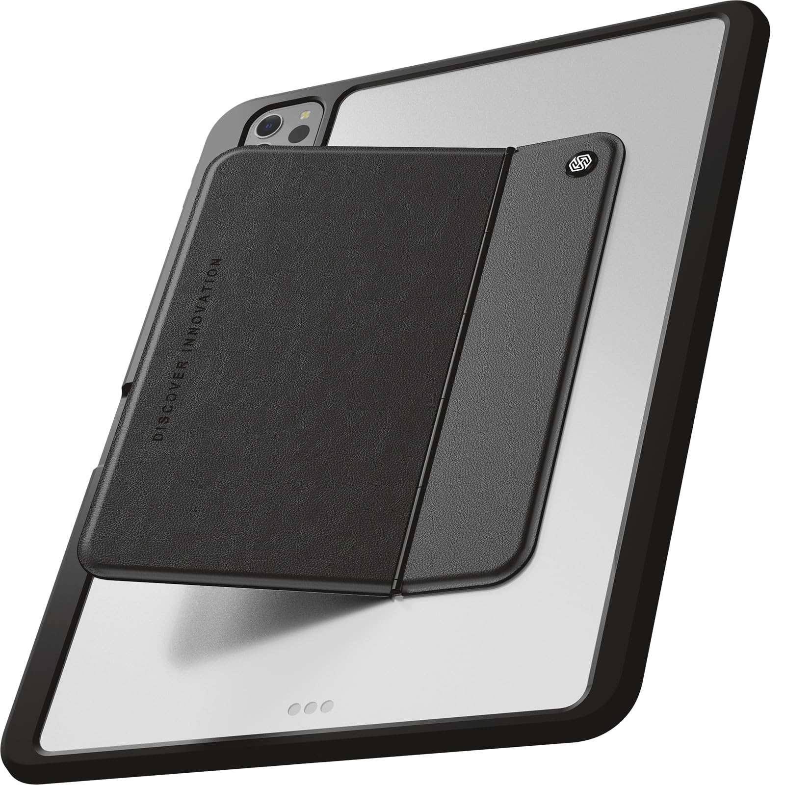 Photo 1 of Nillkin Adhesive Invisible Slim Tablet Stand, Universal iPad Stand for Desk, Most Adjustable, Compatible with iPad/Galaxy Tab and All 9.7-11" Tablets, Black