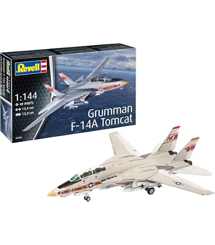F-14A TOMCAT 1/24スケール模型キット　京商 Amazon.com: Revell Modellbau Grumman F-14A Tomcat Set - 1:144
