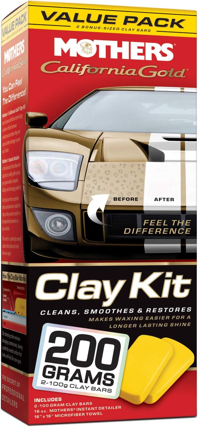 Mothers 07240 California Gold Clay Bar System: Automotive