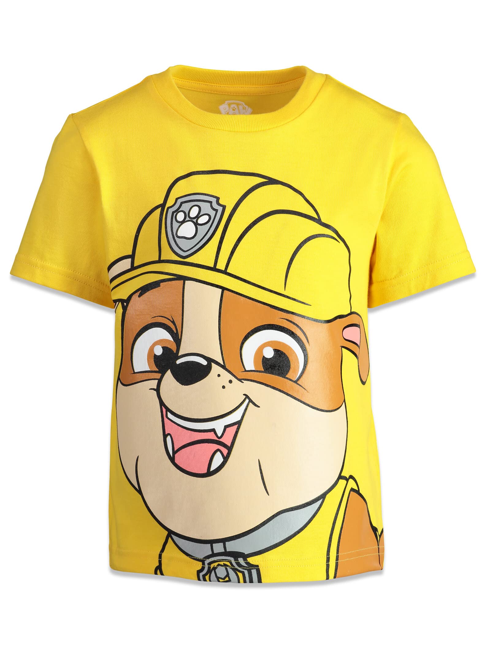 Paw Patrol Chase Marshall Rubble Rocky 4 Pack Graphic T-Shirts Toddler to Big Kid