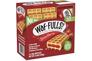 Waf*FULLS! Soft Waffle Sponge Sandwich with Strawberry Filling