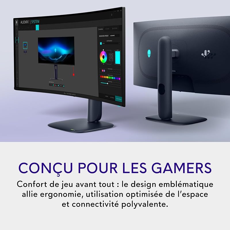 34 Écran PC Gaming - AW3425DW, WQHD (3440x1440), 240Hz, QD OLED