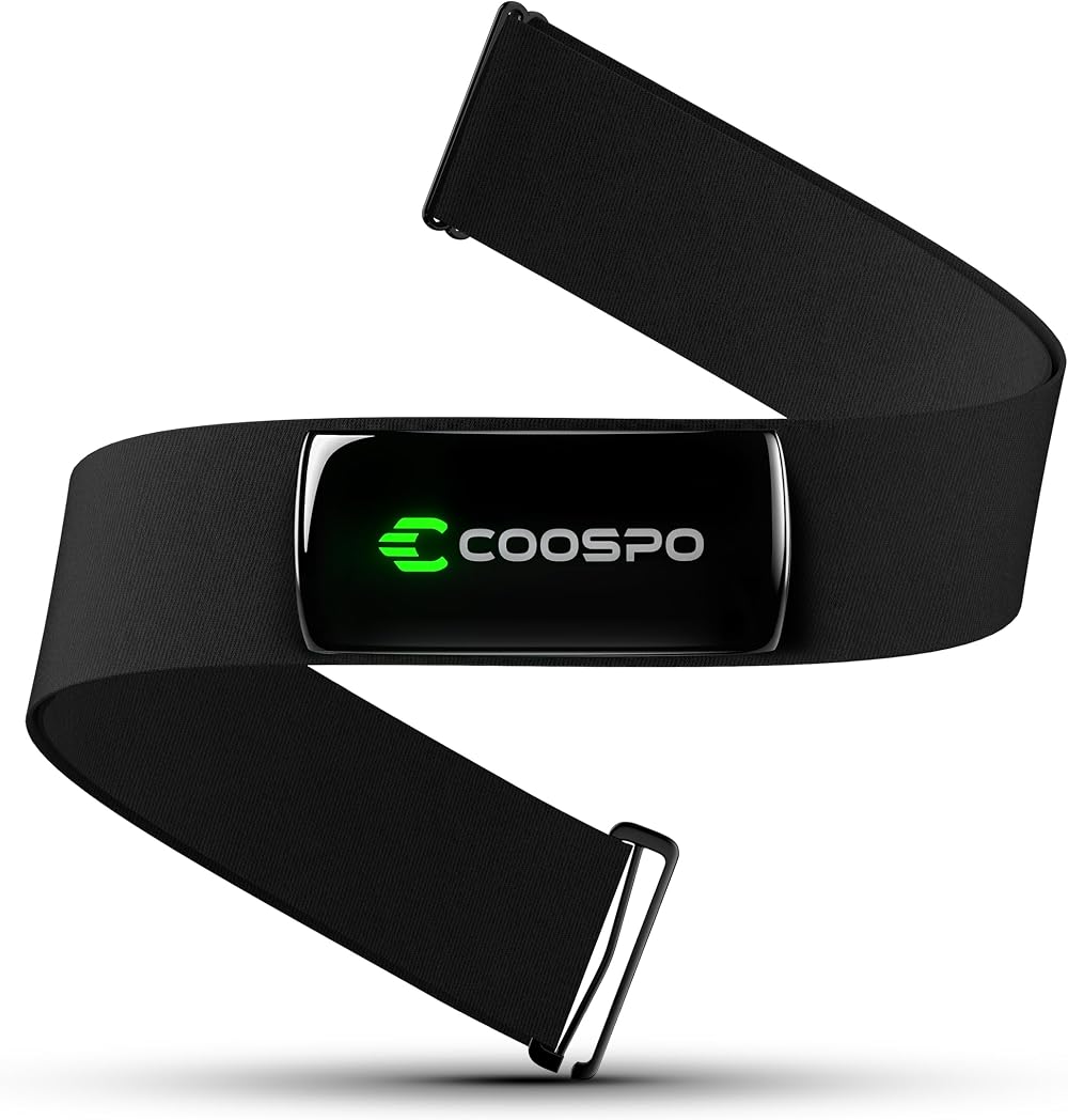 CooSpo H9Z Heart Rate Monitor Chest Strap Bluetooth 5.0 ANT+ Rechargeable