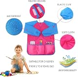 VEYLIN Kids Painting Set 25 Brushes Sponges Bowls Apron Toddler Art Kit view 5