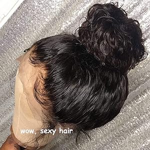 Full Lace Human Hair Wig Curly with Pre-plucked Hairline Brazilian Virgin Hair Lace Front Wigs with Baby Hair for African American Women (12 inch, Full Lace Wig)