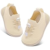 FEETCITY Baby Shoes Boys Girls First Walking Shoes Lightweight Infant Sneakers Slip On Shoe
