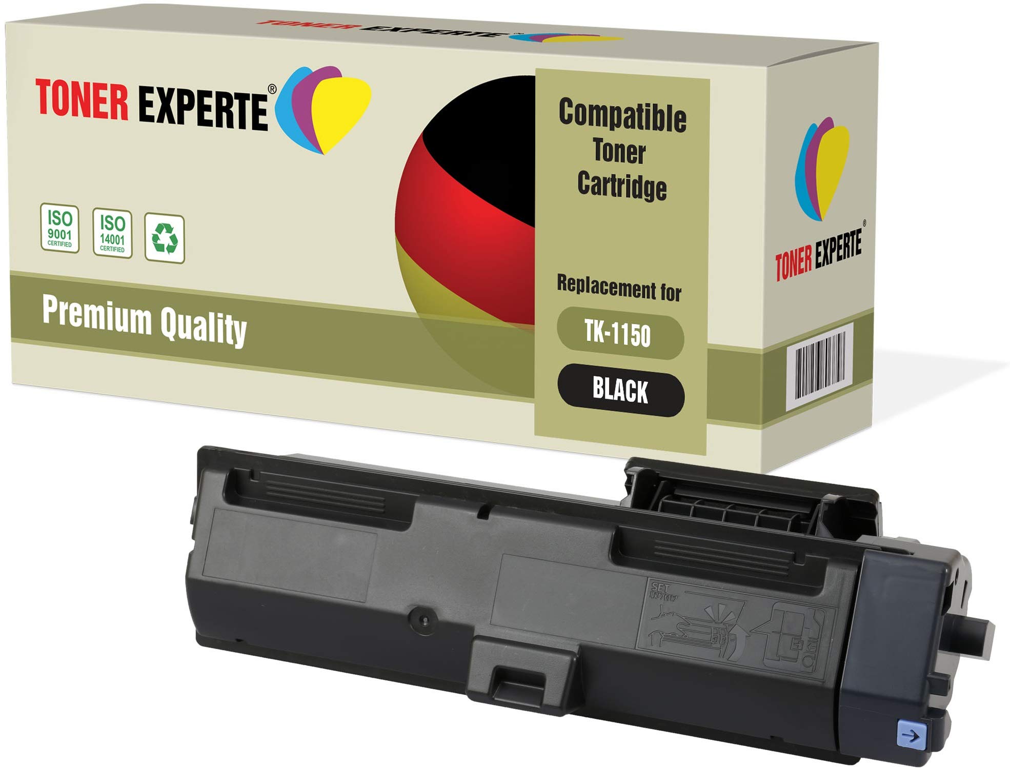 TONER EXPERTE® Compatible with TK-1150 TK1150 Premium Toner Cartridge for Kyocera ECOSYS M2135dn, P2235dn, P2235dw, P2235d, M2635dn, M2735dw
