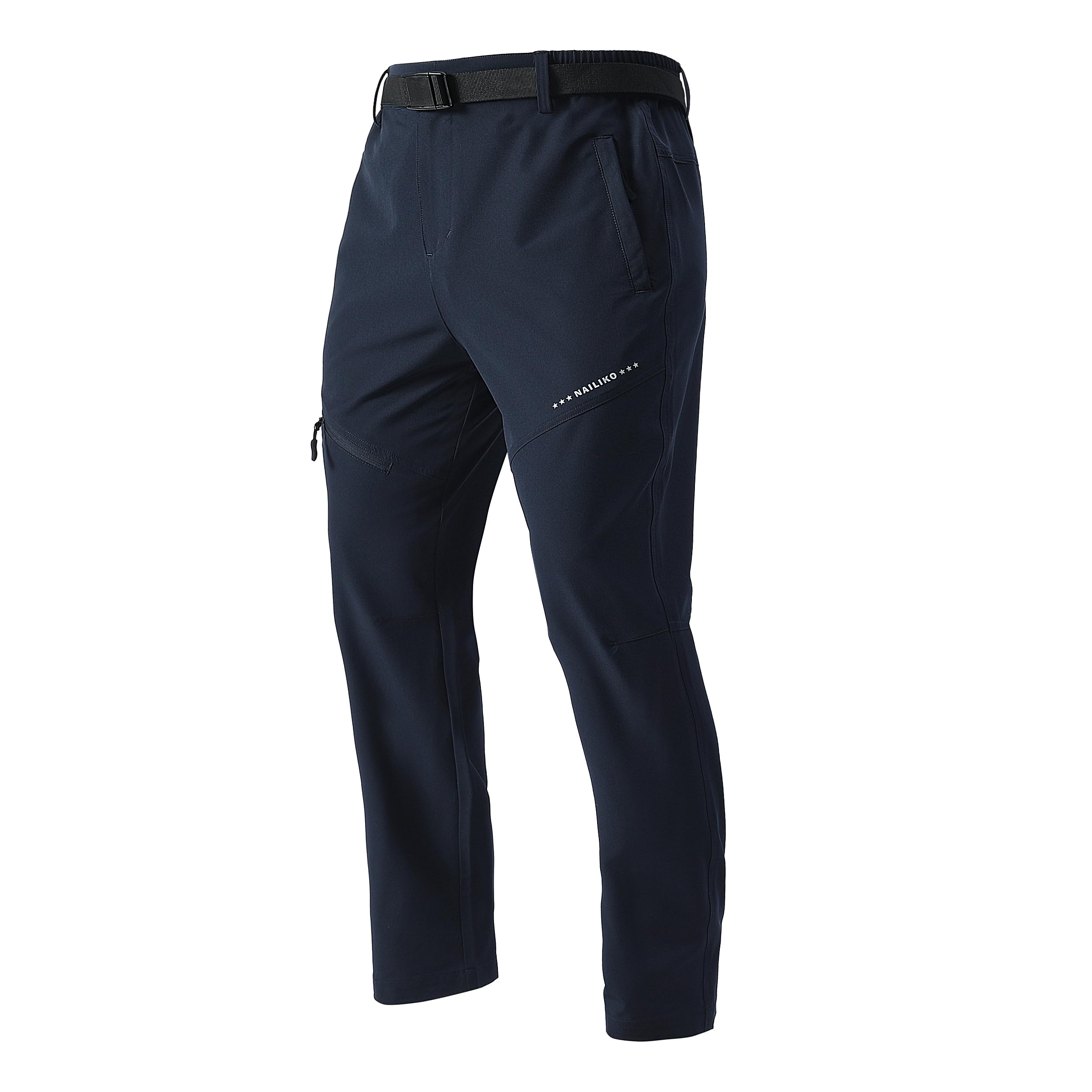 Photo 1 of nailiko Men's Lightweight Hiking Pants Quick-Dry Waterproof Outdoor Cargo Pants with Stretchable Waist  / L