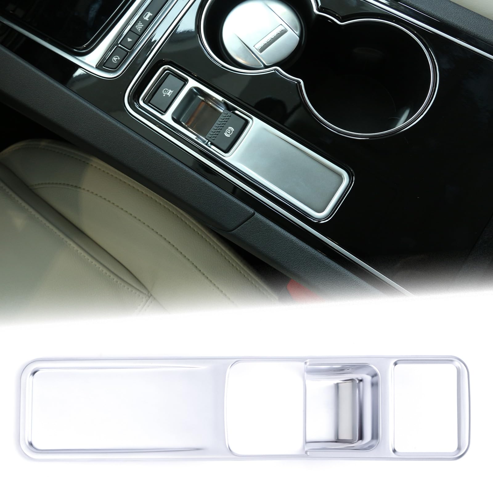 Car Accessories Interior Electronic Handbrake Trim Stickers For Jag XE F-Pace XF F pace 2014 2016 2017 2018