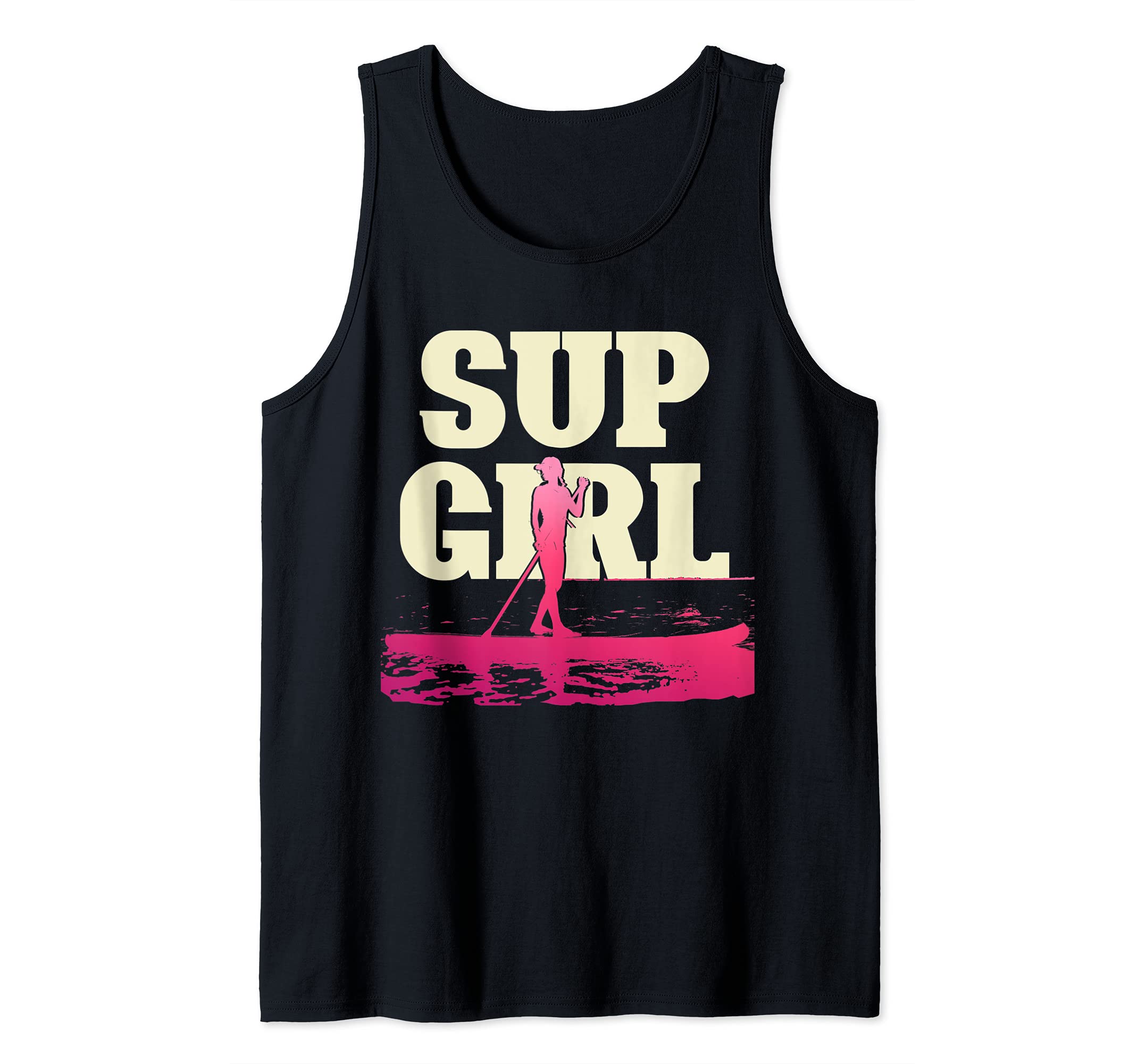 Stand Up Paddleboarding Women Girls Paddleboarder SUP Tank Top