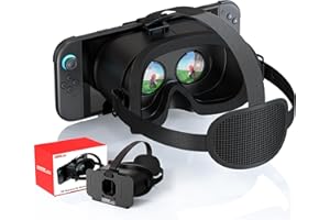 TIMETOP VR Headset for Nintendo Switch 2 (2025 New), Virtual Reality Glasses with Adjustable HD Lenses & Comfortable Head Strap, 3D Goggles for Switch 2 VR Games, Cool Kids Stuff for Boys & Girls (Black)