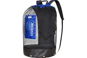 Stahlsac Bonaire Mesh Backpack: Big 142L size, ideal for dive gear, dry pockets
