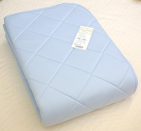 Amazon 西川リビング 表生地綿100 ひんやり敷パッド 縦型構造固綿入り シングル ベッドパッド 敷きパッド オンライン通販