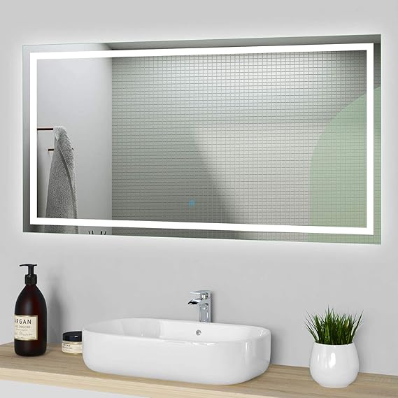 Xinyang 1500x700 Large Bathroom Mirrors with Lights,Heated Demister Pad