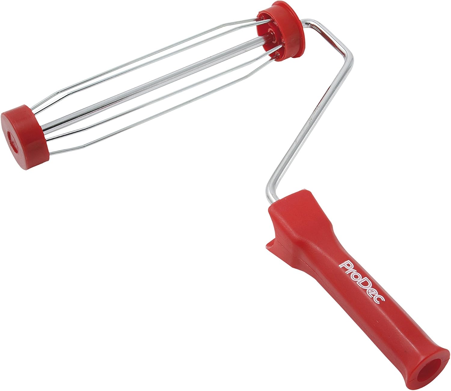 ProDec 9 inch x 1.75" Plastic Handle Trade Professional Paint Roller Frame with Anti-Slip 5 Wire Cage and Screw Fit Handle for Extension Pole 9" x 1.75" cage