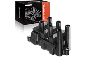 A-Premium Ignition Coil Pack Compatible with Ford, Mazda, Mercury - F-150 01-10, Ranger 01-08, Mustang 01-04, Cougar 01-02, B