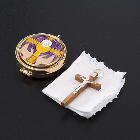 Holyart Estuche con Porta-viatico Esmalte c?Liz: Amazon.es: Hogar